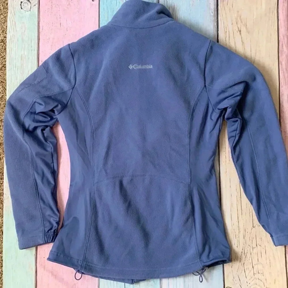 Womens Columbia zip up fleece sweater - Picture 10 of 11